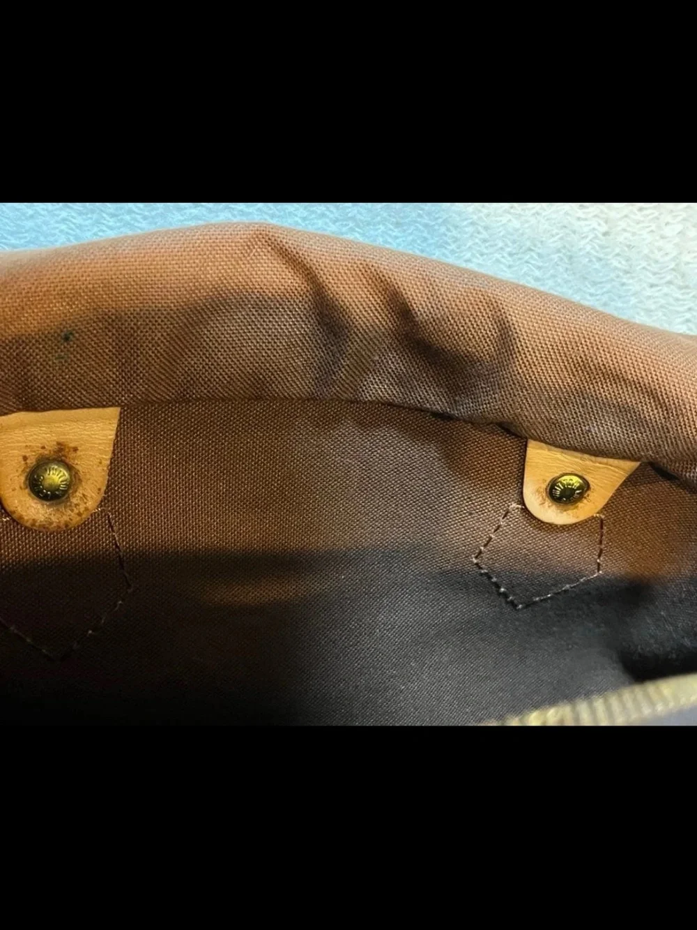 Louis Vuitton Brown Monogram Canvas Speedy Satchel